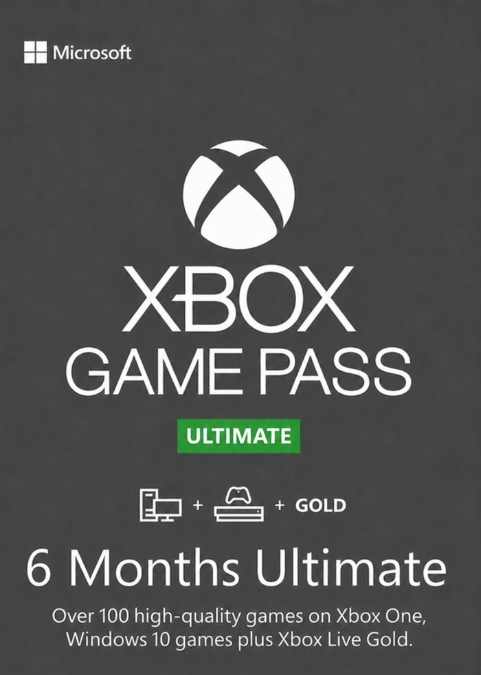 Xbox Game Pass Ultimate 6 Months